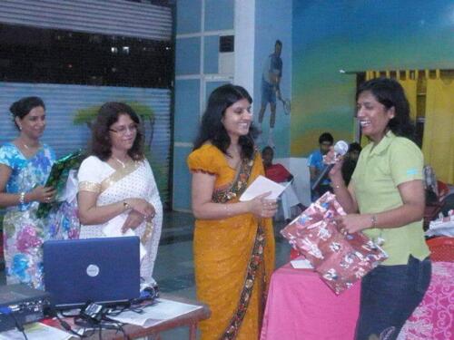 Gujarati Samachar Editor Mrs. Nadani Organizing Program 1